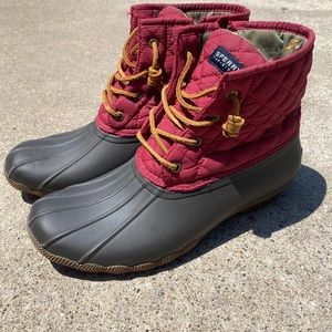 Sperry boots! Size 9
